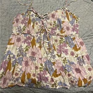 American eagle floral tank